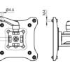 Monitor mount zn with locking lever - Image 2